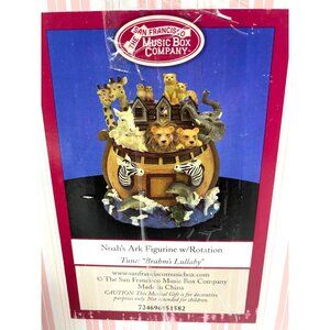 Music box San Francisco Music Box Noah's Ark Hinged Lid NIB